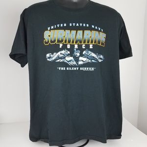 EUC US Navy Submarine Force Graphic T Shirt (XL)